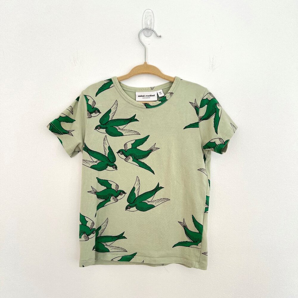 Kid's Mini Rodini sparrow t-shirt - Size 104/110 US 4T/5T